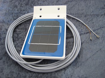 Mobil solcell inkl fästplatta
